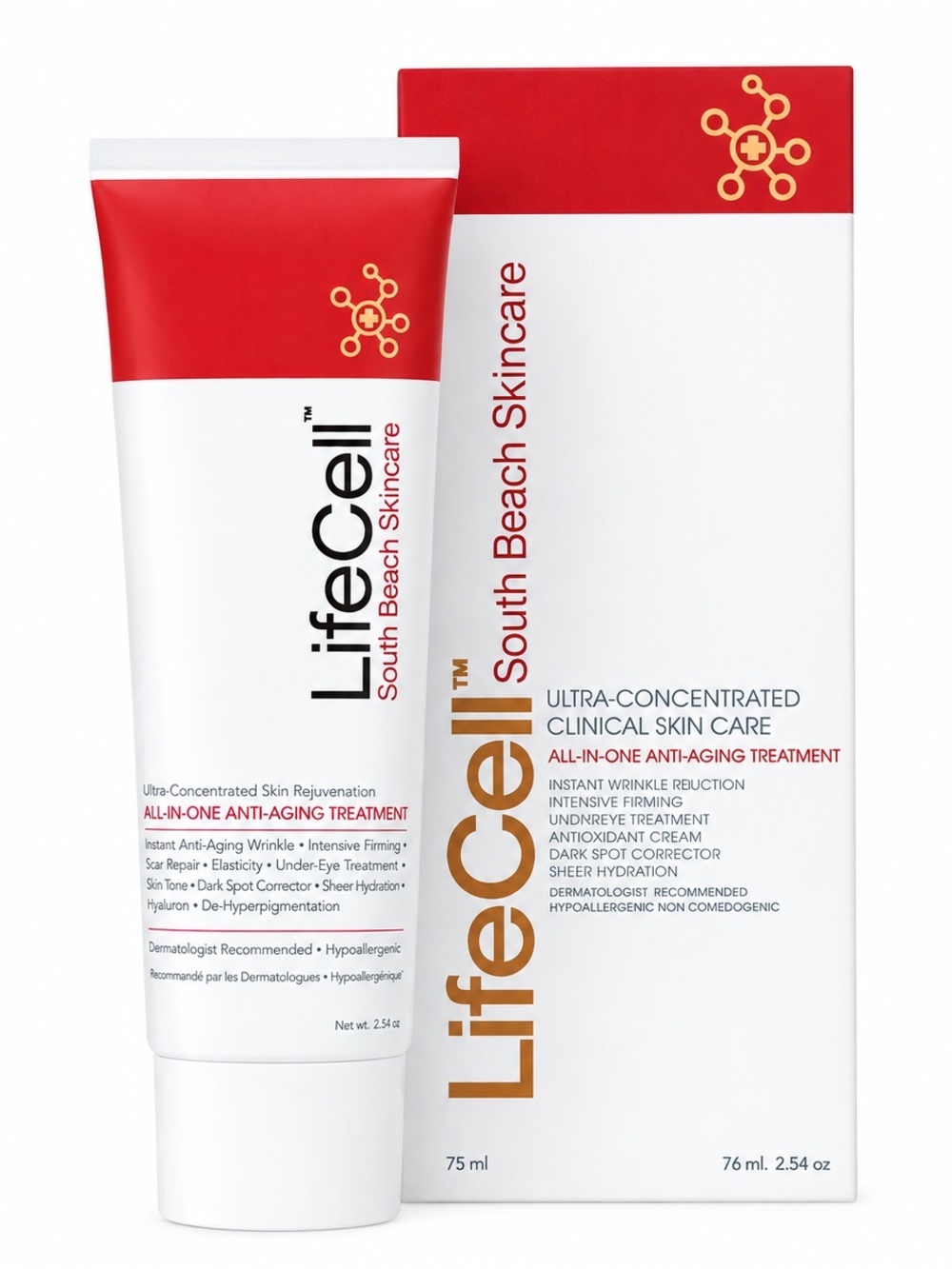 *FIRM* LIFECELL SOUTH BEACH ALL IN 1 TREATMENT 75ML (1PC) - NEW, SEALED